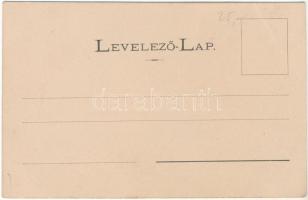 Üdvözlet Munkácsról. Zsidó férfiak, Judaika. Bertsik Emil kiadása / Greetings from Mukachevo. Jewish...