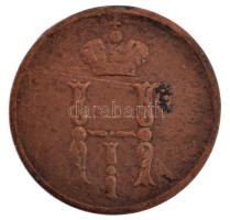 Orosz Birodalom 1851. Denga (1/2k) Cu T:2- Russian Empire 1851. Denga (1/2 Kopek) Cu C:VF Krause C#1...