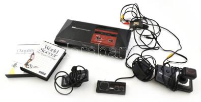 SEGA master system/Power Base. Játék, két kátékkal. Komplett. Működik.