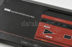 SEGA master system/Power Base. Játék, két kátékkal. Komplett. Működik