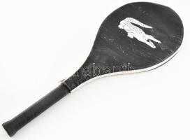Lacost teniszütő, alumínium, tokkal. H: 68 cm