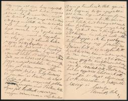 1910 Levél tartalommal egy rimaszombati gyógyszerésznek benne pornográf tartalommal