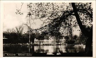 1941 Kolozsvár, Cluj; Sétatéri részlet / promenade park