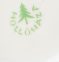 Hollóházi nyuszik. Kézzel festett, jelzett, hibátlan. d: 8 cm