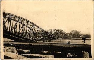 1939 Torun, Thorn; blown up bridge at the beginning of Second World War. photo