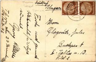 1939 Torun, Thorn; blown up bridge at the beginning of Second World War. photo