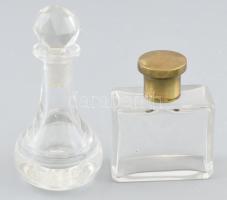 2db parfümös üveg, m: 7-11cm