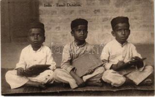 India, Tamil Dictation. Raphael Tuck &amp; Sons 6338 &quot;Life in India&quot; (fl)