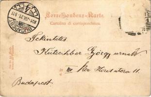 1901 Valtura, Altura (Pola, Pula); templom. F. W. Schrinner kiadása / church (Rb)