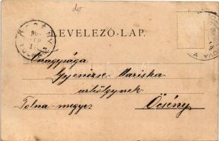 1901 Révújfalu, Réva-Újfalu, Banatsko Novo Selo; tér. Rechnitzer Ottokár fénynyomdája kiadása / squa...