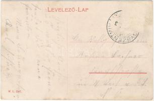 Nagyszentmihály, Németszentmihály, Grosspetersdorf; Fő utca, Kir. állami óvoda. W.L. 2347. / main st...