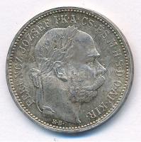 1895KB 1K Ag "Ferenc József" T:2,2- patina Adamo K5