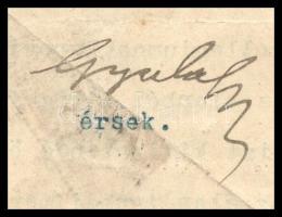 3db kalocsai érseki autográf aláírás leveleken: Grősz József (1887-1961), Városy Gyula (1846-1910) é...