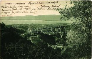 1906 Fiume, Rijeka; Panorama (EK)