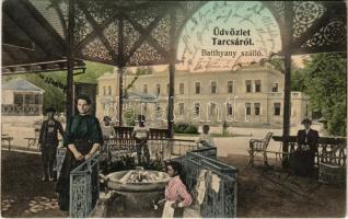 1908 Tarcsa, Tarcsafürdő, Bad Tatzmannsdorf; Batthyány szálloda. Rehling János kiadása / hotel