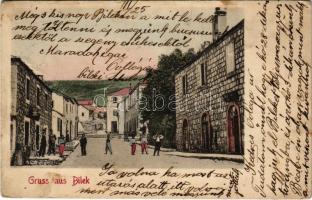 1906 Bilek, street view, shop (Rb)