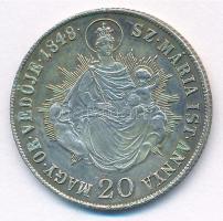 1848KB 20kr Ag "V. Ferdinánd" T:1- patina 
Hungary 1848KB 20 Kreuzer Ag "Ferdinand V...