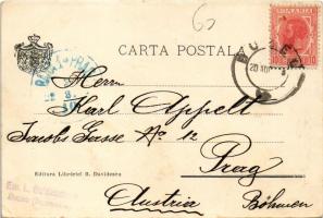 1903 Buzau, Buzeu, Bodzavásár; Casarmile Reg. 7. Artillerie / military barracks, artillery (r)