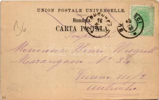 1903 Bucharest, Bukarest, Bucuresti, Bucuresci; Coloseul Oppler (small tear)