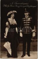 A Trónörököspár Károly Ferenc József főherceg és Zita főhercegnő. Kallos Oszkár Budapest, 1914