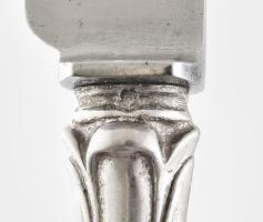 Ezüst(Ag) 6 db grófi címeres kés és 6 db villa, jelzett, bruttó: 1138 g