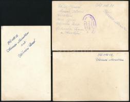 1948.X.28. Kassa, maraton, magyar futók, felvételek a versenyről, 6 db fotó, közte több a hátoldalon...