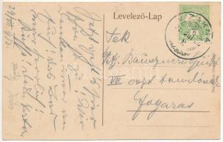 1913 Vízakna, Salzburg, Ocna Sibiului; A jövőben montázs. Klug Marton kiadása / in the future montag...