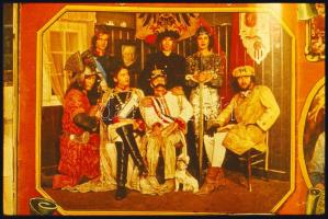 Vegyes negatív és diapozitív kockák (zenészek, művészet, reklám, stb.)