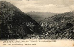 1906 Karánsebes, Caransebes; Valea Turnului lui Ovid langa Caransebes / Ovidius-torony völgye Karánsebes közelében / Ovidiumsthurmthal / valley (EK)