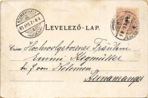 1898 (Vorläufer) Karánsebes, Caransebes; Vermögensgemeinde, Officiers-Pavillon, Hauptgasse, Diöcesan...