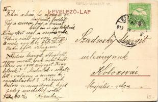 1913 Karánsebes, Caransebes; Kukojova hegy részlete, híd. W.L. (?) 339. / mountain and bridge (EK)