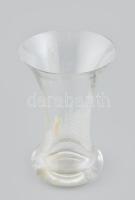 Eisch váza, fújt, jelzett, hibátlan, m: 18 cm