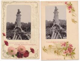 Hódmezővásárhely, Nyizsnyai Gusztáv zeneköltő szobor. Grossmann Benedek utóda kiadása - Szecessziós ...