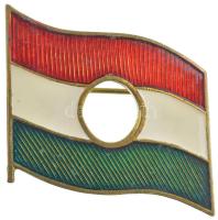 DN Lyukas magyar zászló zománcozott fém jelvény (20x25mm) T:1- apró karc