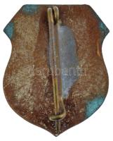 1939. "MDEOSZ (Magyar Dalos Egyesületek Országos Szövetsége) Kassa" zománcozott fém jelvén...