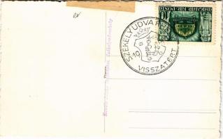 Székelyudvarhely, Odorheiu Secuiesc; bevonulás / entry of the Hungarian troops. Kováts István photo ...