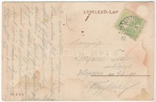 1910 Szatmárnémeti, Szatmár, Satu Mare; a jövőben montázs. B.J.B. 769. / in the future montage (fl)