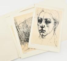 Grafikák Barczi Pál, Csabai Kálmán, Feledy Gyula, Kunt Ernő, Lenkey Zoltán, Mazsaroff Miklós, Máger ...