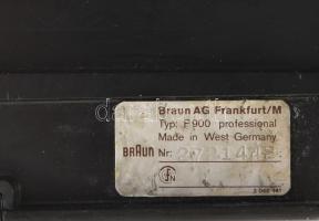 Braun F900 Professional vaku szett, 7 db-os, kábelekkel, leírással, nem kipróbált / Braun F900 Profe...