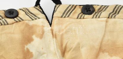 cca 1940 Katonai nadrág "Nagy Kálmán Budapest" és "Steinnus Hasenkopf" gombokkal...