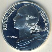 Franciaország 2000. 10Fr Ag "Liberty Lagriffoul" T:PP Eredeti díszdobozban, tanúsítvánnyal...