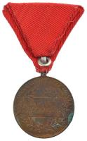 1898. "Jubileumi Emlékérem Fegyveres Erő Számára / Signum memoriae (AVSTR)" bronz kitüntet...