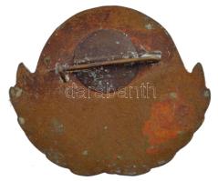 ~1940. "Szilágyi Erzsébet Gimnázium - Budapest" zománcozott fém jelvény T:1-,2