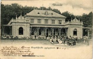 1900 Püspökfürdő, Szentlászlófürdő, Baile 1 Mai (Nagyvárad, Oradea); Gyógyterem. Zsunk Pál fényképe után. Láng József kiadása / spa, bath