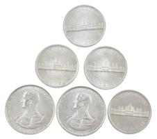 1943. 5P Al "Horthy Miklós születésének 75. évfordulója" (2db) + 1945. 5P Al "Parlame...