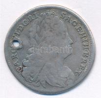 1739K-B 30kr Ag III. Károly (6,60g) T:3 ly. Hungary 1739K-B 30 Kreuzer Ag Charles III (6,60g) C:F hole  Huszár: 1625., Unger II.: 1196.