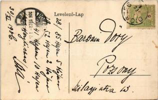 1906 Ábrahám, Szentábrahám, Abrahám; Esterházy kastély / castle (fl)