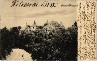 1907 Szentbenedek, Manastirea; Kornis kastély / castle (EB)