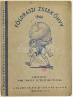 1944 Vitéz Temesy Győző (szerk.): Földrajzi zsebkönyv. 1944 Bp., 1944, Magyar Földrajzi Társaság. Kiadói papírkötés.