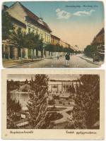 20 db RÉGI magyar város képeslap vegyes minőségben / 20 pre-1945 Hungarian town-view postcards in mixed quality